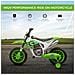 Moto Da Cross Elettrica Per Bambini Da 3-5 Anni - Verde - Foto miniatura 7