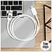 Cavo Da Usb-c A Lightning Carica Rapida E Sincronizzazione 1m Bianco - Foto miniatura 5