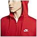 Felpa Da Uomo Con Cappuccio E Full Zip Club Fleece Rossa Taglia L Cod Bv2645-657 - Foto miniatura 3