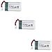 3 Pezzi Batteria Per Syma Drone X5c X5 3.7v 650mah 25c Lipo Avanzato - Foto miniatura 1