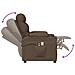 Poltrona Massaggiante Elettrica Marrone in Tessuto - Foto miniatura 6