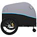 Rimorchio Da Bici Nero E Blu 45 Kg In Ferro - Foto miniatura 4