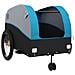 Rimorchio Da Bici Nero E Blu 45 Kg In Ferro - Foto miniatura 10