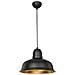 Lampada A Sospensione Kumbet Mdl3053 Metallo Nero Interno Oro - Foto miniatura 2