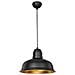Lampada A Sospensione Kumbet Mdl3053 Metallo Nero Interno Oro - Foto miniatura 1