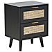 Comodino 2 Cassetti Opoco Nero - Foto miniatura 8