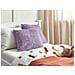 Set Di 2 Cuscini Lavatera 45 X 45 Cm Viola Trama Floreale - Foto miniatura 1