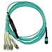 Sfp6141eu10mkb Cavo A Fibre Ottiche 10 M Mtp /upc 4x Lc /upc Om3 Colore Menta - Foto miniatura 1