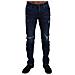 Jeans Skinny In Denim Strappato Di Cotone Blu - It44 - Xs - Foto miniatura 1