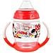 Tazza Da Viaggio Originale Minnie Da 250 Ml In Plastica Per Bambini, Facile Da Lavare E Riutilizzabile, Con Ugello E Manici Facili Da Usare. - Foto miniatura 3