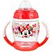 Tazza Da Viaggio Originale Minnie Da 250 Ml In Plastica Per Bambini, Facile Da Lavare E Riutilizzabile, Con Ugello E Manici Facili Da Usare. - Foto miniatura 4