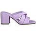 Purple Elegant Open Mules Ciabatte Sintetico E Tessile Scarpe Donna Viola Eu 39, 2-27209-20 562 - Foto miniatura 1