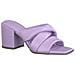 Purple Elegant Open Mules Ciabatte Sintetico E Tessile Scarpe Donna Viola Eu 39, 2-27209-20 562 - Foto miniatura 2