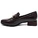 Mocca Elegant Closed Loafers Mocassino Pelle Scarpe Donna Marrone Eu 41, 2-24206-43 304 - Foto miniatura 3