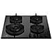 Piano Cottura P604LMODGNE a Gas 4 Zone Cottura da 60 cm Colore Nero - Foto miniatura 1