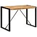 Tavolo Da Pranzo 120x55x76 Cm In Legno Massello Di Mango Grezzo - Foto miniatura 1