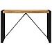 Tavolo Da Pranzo 120x55x76 Cm In Legno Massello Di Mango Grezzo - Foto miniatura 2