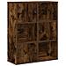 Libreria Rovere Fumo 60x24x76,5 Cm In Legno Multistrato - Foto miniatura 2
