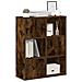 Libreria Rovere Fumo 60x24x76,5 Cm In Legno Multistrato - Foto miniatura 1