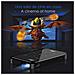 Mini Videoproiettore Portatile Led P09 Ii, Dlp. Android 9.0, Wi-fi, Pannello Touch. Batteria Ricaricabile. Clonazione Schermo. Netflix, Youtube, Ecc. 14,5x8x1,75 Cm. Colore Nero - Foto miniatura 3