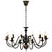 Lusso Casadino -  Candelabro Stile Anticato Nero 12 Lampadine E14 - Foto miniatura 3