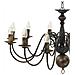 Lusso Casadino -  Candelabro Stile Anticato Nero 12 Lampadine E14 - Foto miniatura 7