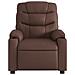 Poltrona Reclinabile Elettrica Marrone in Similpelle - Foto miniatura 9