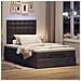 Struttura Letto Pouf con Materasso 120x200 cm in Tessuto - Foto miniatura 3