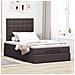 Struttura Letto Pouf con Materasso 120x200 cm in Tessuto - Foto miniatura 4