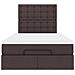 Struttura Letto Pouf con Materasso 120x200 cm in Tessuto - Foto miniatura 8