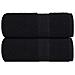 Asciugamani Ospiti 2 pz Neri 30x50 cm 360 g/m² 100% Cotone - Foto miniatura 1