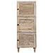 Credenza Bianco 40 x 33 x 110 cm legno massello di mango - Foto miniatura 3