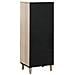 Credenza Bianco 40 x 33 x 110 cm legno massello di mango - Foto miniatura 5