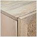 Credenza Bianco 40 x 33 x 110 cm legno massello di mango - Foto miniatura 6