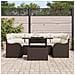 Set Divano da Giardino 7 pcs Marrone 100 x 55 x 73 cm - Foto miniatura 3