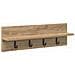 Appendiabiti a muro rovere artigianale 60 x 10.5 x 18 cm - Foto miniatura 1