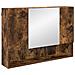 Set di mobili per il bagno 5 pcs Rovere fumo 30 x 35 x 192 cm - Foto miniatura 6