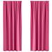 Tende con tende 2 pcs Rosa Vivo 225x140cm Poliestere - Foto miniatura 1