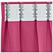 Tende con tende 2 pcs Rosa Vivo 225x140cm Poliestere - Foto miniatura 5