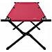 Letto da campeggio pieghevole Rosso Tessuto Oxford - Foto miniatura 4