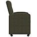 Sedie da Pranzo con Ruote 2 pcs Verde militare 57 x 67 x 98 cm - Foto miniatura 5