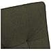 Sedie da Pranzo con Ruote 2 pcs Verde militare 57 x 67 x 98 cm - Foto miniatura 8