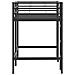 Struttura del letto loft per bambini Nero 99,5 x 190 cm Acciaio - Foto miniatura 6