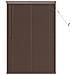 Tenda Veneziana Marrone Scuro con Motivo 150 x 80 cm PVC - Foto miniatura 1