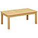 Tavolino da salotto Acacia chiaro 90 x 50 x 36 cm - Foto miniatura 1