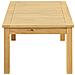 Tavolino da salotto Acacia chiaro 90 x 50 x 36 cm - Foto miniatura 3