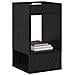 Tavolino 2 pcs Rovere Nero 30 x 30 x 56 cm Legno multistrato - Foto miniatura 3