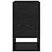 Tavolino 2 pcs Rovere Nero 30 x 30 x 56 cm Legno multistrato - Foto miniatura 7