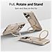Cover per iPhone 16 Pro - TPU+PC+Silicone, Marfil, MagSafe - Foto miniatura 3
