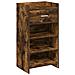 Mobile per scarpe con cassetto Rovere Fumo 48 x 36 x 92 cm - Foto miniatura 1